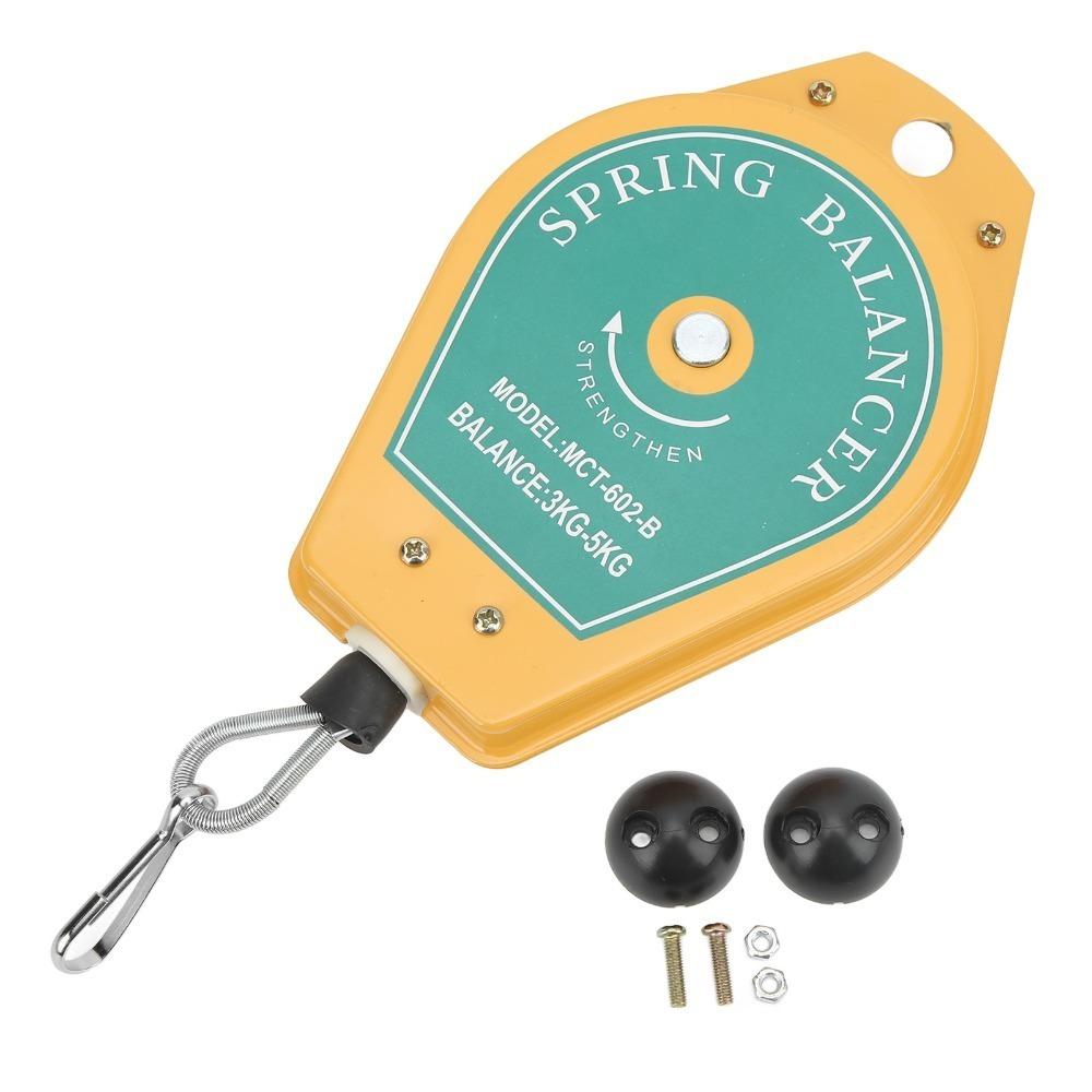 

6.6lbs-11lbs Spring Balancer Bearing Retractable Tool Holder with Fittings 3Kg-5Kg Hanging Equipment Assembly Line