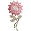 Crystal Sunflower Brooch Female Niche Premium Sense Pin DIY High-end Rhinestone Cute Brooch Girl Brooch