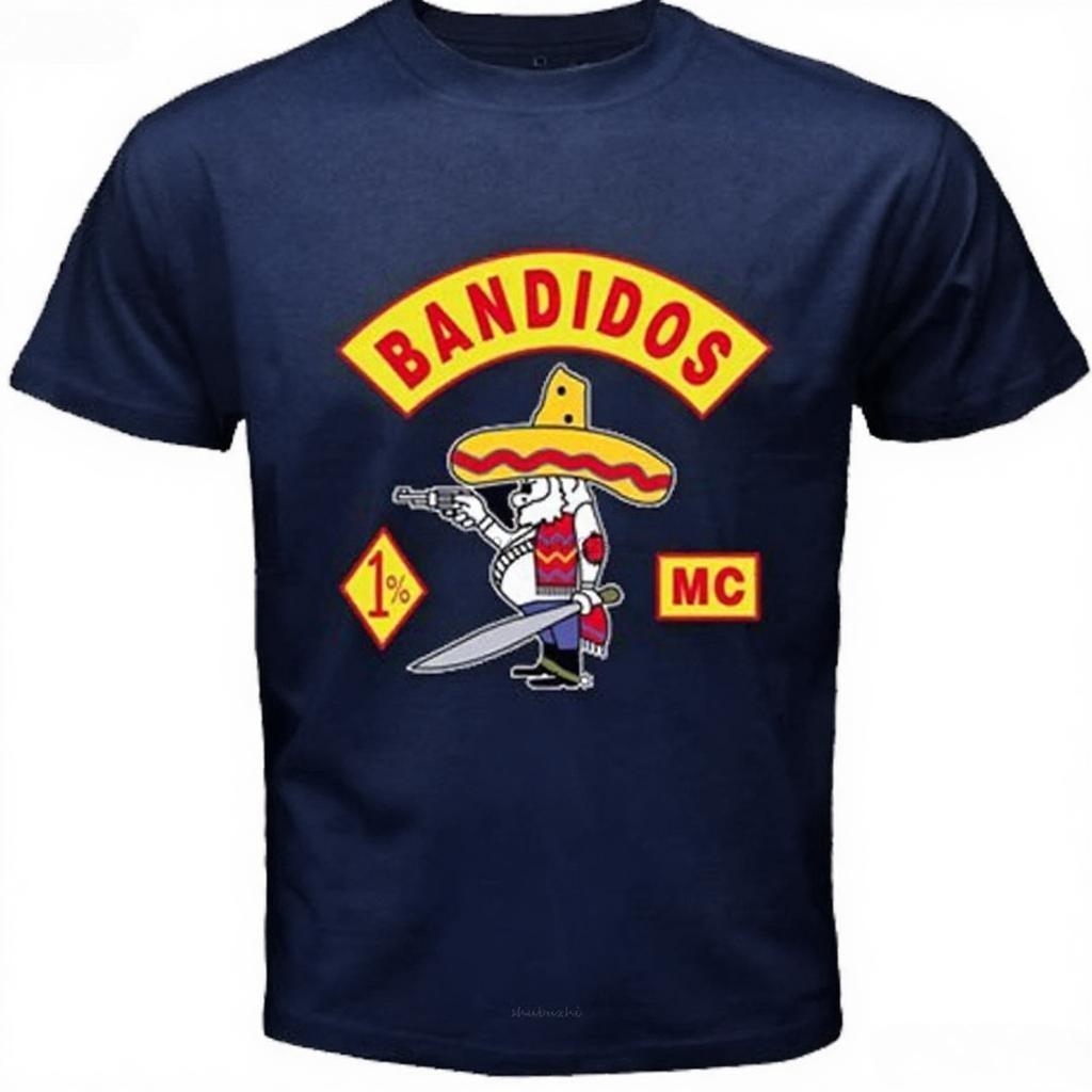 

Bandidos MC Підтримка по всьому світу SYLB Однопроцентник Байкер 1 Грубий Нова Мода Чоловіча Футболка З Коротким Рукавом Бавовняні Футболки XXXL коричневий