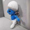 Genshin Impact Cat Plush Set and Blue Cartoon Cat Plushie 2Pcs Cute Anime Style Stuffed Animal Doll Plaything Present For Fans