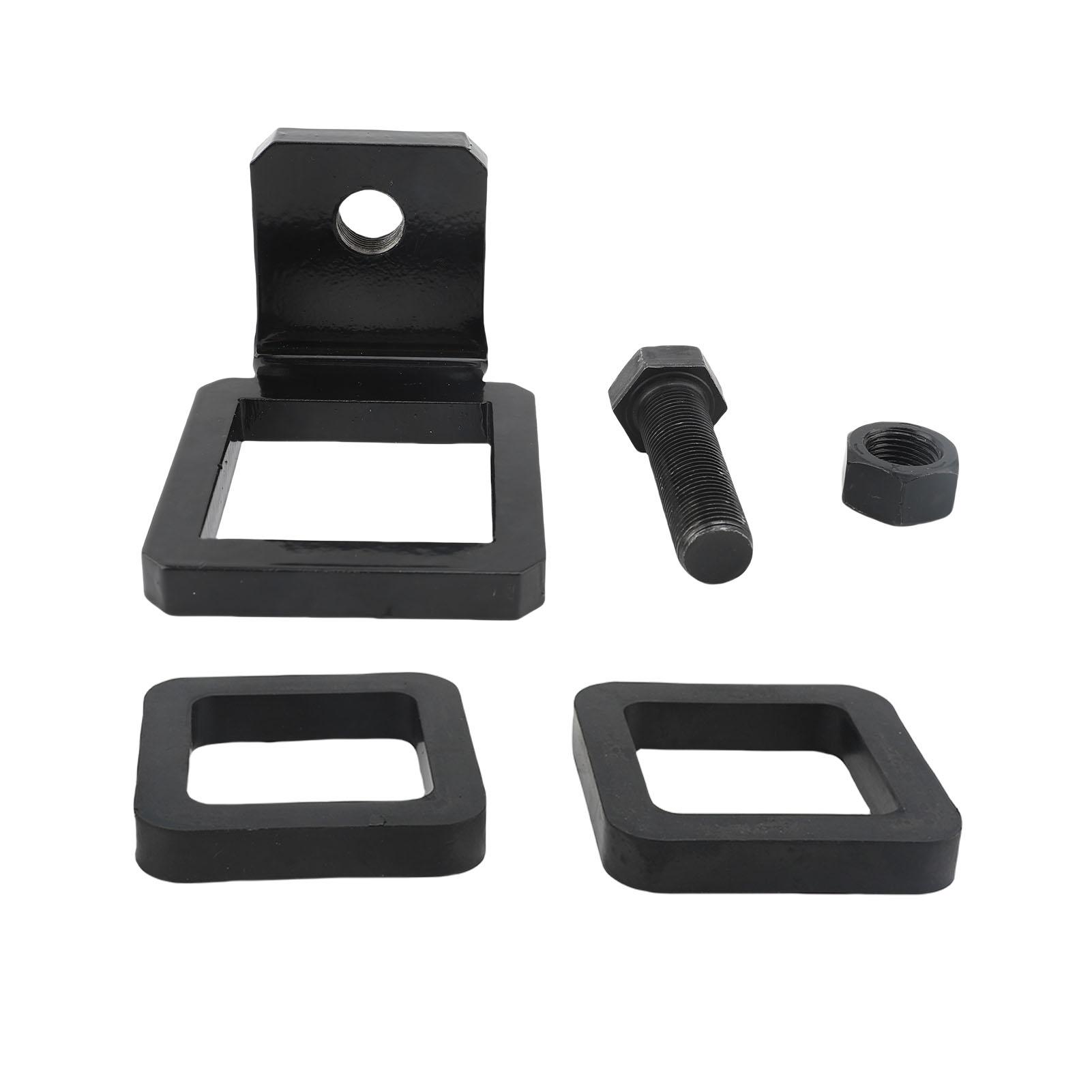 Anti Rattle Hitch Clamp with 2 Rubber Pads Hvy Duty Synthetic Steel Coated Hitch Tightener Stabilizer for 2in Hitch Receivers