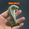 Suitable for Mustang Car Logo Car Cobra Metal Car Sticker Personalized Modification 3D Three-dimensional Label Front Label Tail Label