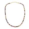 4mm tourmaline gemstone necklace