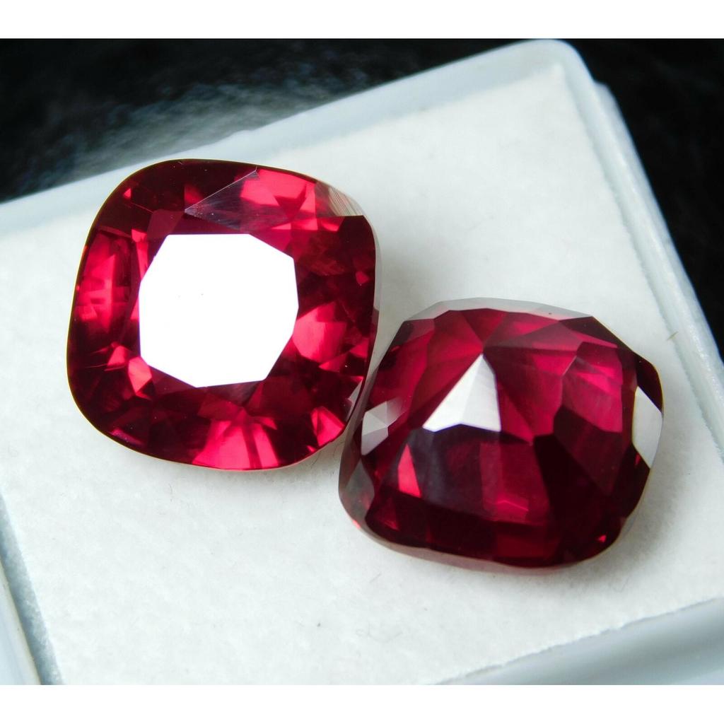 Natürlicher Rubin Kissenform Makelloses Rot 18,00 Ct ZERTIFIZIERTER loser Edelstein