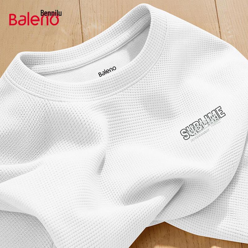 

Baleno Men s Waffle Knit Short Sleeve T-Shirt L