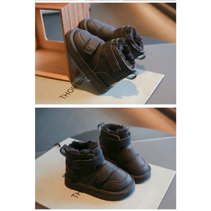 New winter girls' plush thick cotton shoes