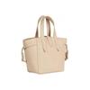 Furla Net Series 17 Classic Twist Buckle Solid Color Leather Tote Bag Shopping Bag Crossbody Handbag Women's Nude Pink
