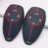 Silicone Remote Key Cover for Leapmotor T03 S01 C01 C10 C11 C07 Honeycomb Texture Racing Stripe Key Fob Protector Shockproof Soft Silicone