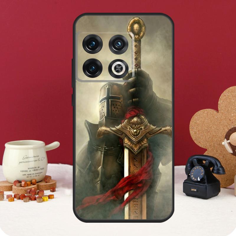 Knights Templar Cover For OnePlus 13R 13 12 12R 11 10 Pro 8T 10T OnePlus Nord 4 CE 2 3 Lite N10 N20 N30 Case