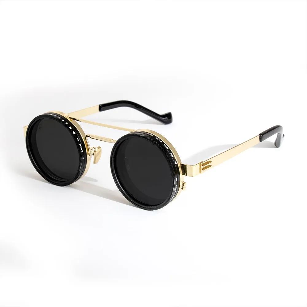 New Nd2-400 Adjustable Dimming Glasses 9 Level Nd Filter Sunglasses With Glasse Case Uv400 Eyewear Outdoor Driving