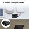 Cable Entry Gland Box Dual Hole RV Yacht Caravan Accessories Caravan Solar Car Junction Box Roof Wire Entry Cable Connector Holder