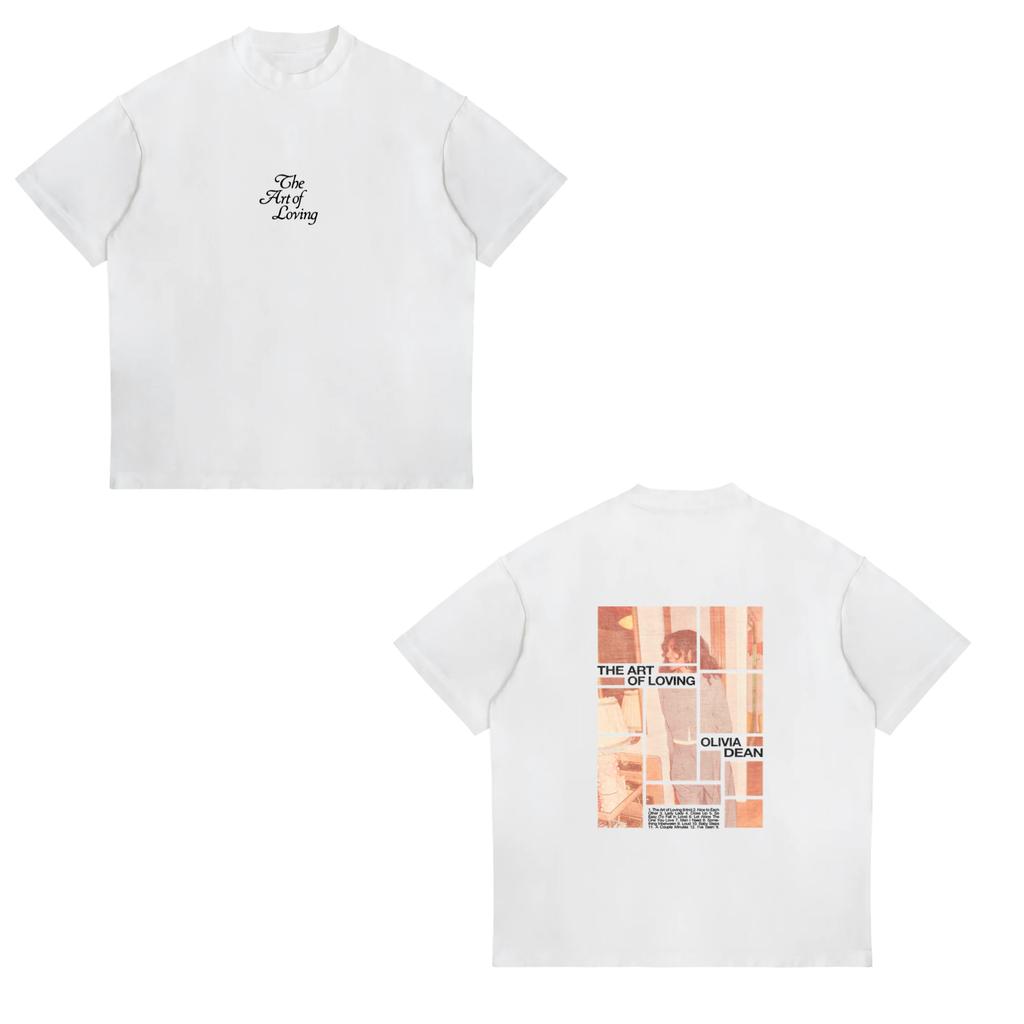 Uk Singer Olivia Dean Merch 2026 Unisex Tshirt Unisex Short Sleeve Tops Fashion Tee Clothes Causal Y2K Tops Cotton