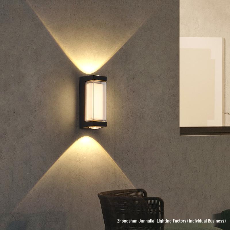 Waterproof LED Outdoor Wall Lamp - Super Bright for Hallway, Stairs, Courtyard, Balcony, Bathroom Entrance