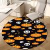 1pc Office Carpet Chair Mats Halloween Pumpkins Skulls Bats Pattern Perfect for Decorating Office Chairs, Living Rooms, Or Bedrooms