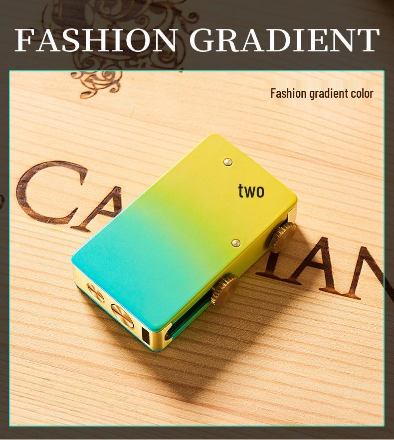 Multifunctional Men's Metal Kerosene Lighter with Long Battery Life