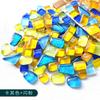 100g Diy Mix Color Glitter Glass Mosaic Stones Mosaic Tiles Glass Pebbles Crafts Material Puzzle For Diy Mosaic Making  Arte
