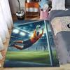 Football Goalkeeper Dive Save Pattern Carpet for Bedroom Decor Suitable for Use As an Anti-slip for Living Room Bedroom Sofas