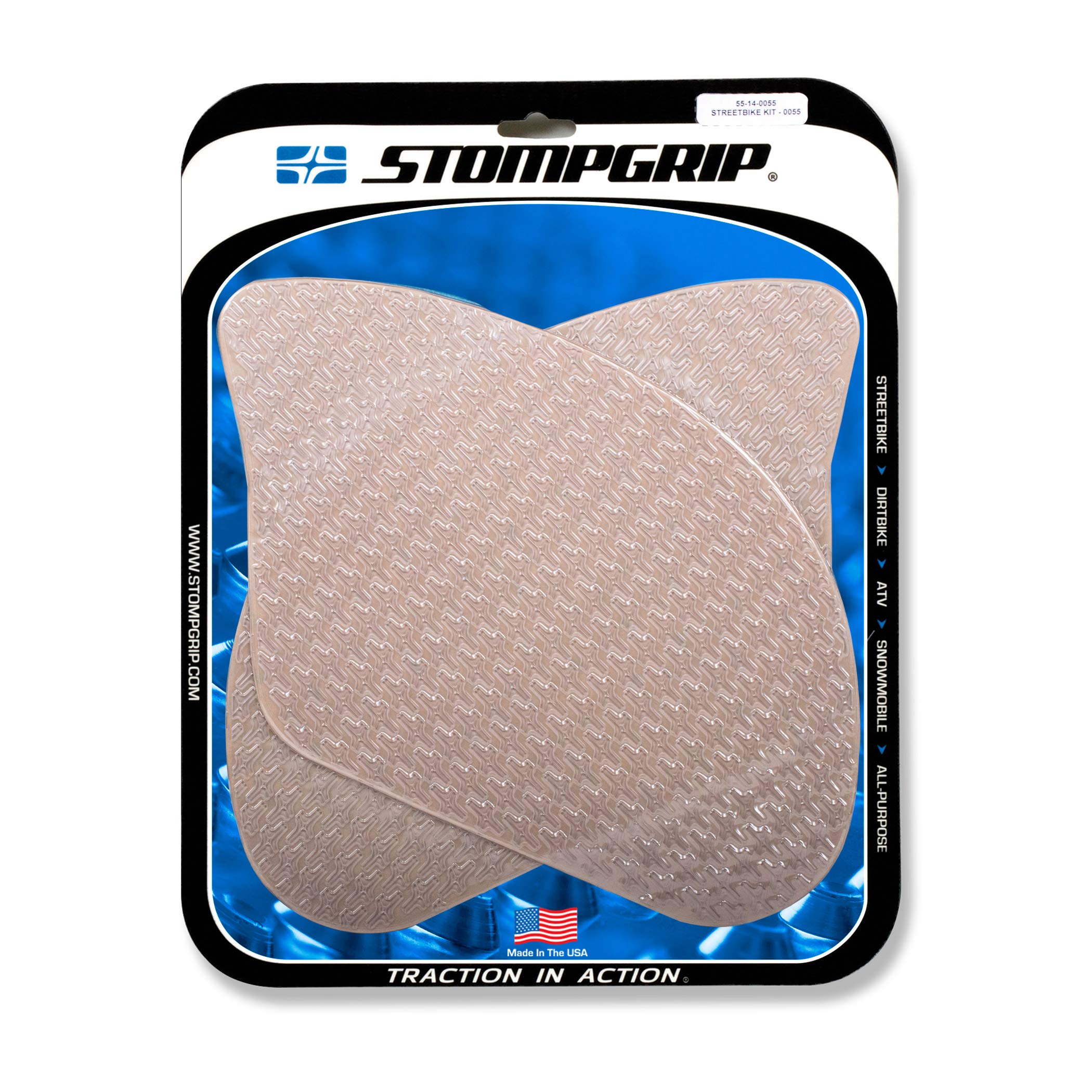 

STOMPGRIP Traction Pad Tank Kit for GSX1300R Hayabusa (1999-2017) ICON Clear, Part Number 55-14-0055