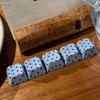 5 Pcs Novelty Design Polka Dot Keycaps Handmade Craft Switch Tester Keychain  Keyboard DIY