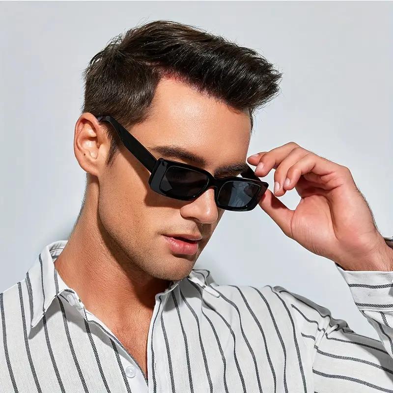 Cool Square Frame SunGlasses Simple Black Fashion Glasses For Men Women Daily Outdoor Party Decors Ideal Choice for Gifts