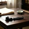 Incense Stick Stand Lying Skeleton Holder, Gothic Skull Burner, Censer, Unique Desk Sculpture Dark Aesthetic Holder for Tea Table Halloween