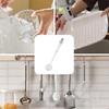 Water Bottle Cleaner Brush 5 In 1 Silicone Detachable Scrubber Long Handle Milk Bottle Kettle Wineglass Brushes Kitchen Tool