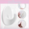 6 Pcs Plastic Wall Hooks Adhesive Mount With Disassemble Feature For Living Room Decor