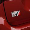 Car Styling 3D Aluminum Alloy Car Emblem Badge Decoration Sticker For Mitsubishi Lancer ASX Mirage Pajero-Sport Xpander Attrage