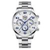 Men'S Fashion Watch Luminous Stainless Steel Men'S Business Calendar Quartz Watch
