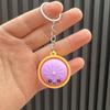 3Pcs Mini Dumpling Keychain Pendant Soft Food Charm Cartoon Snack Accessories for Bags Car