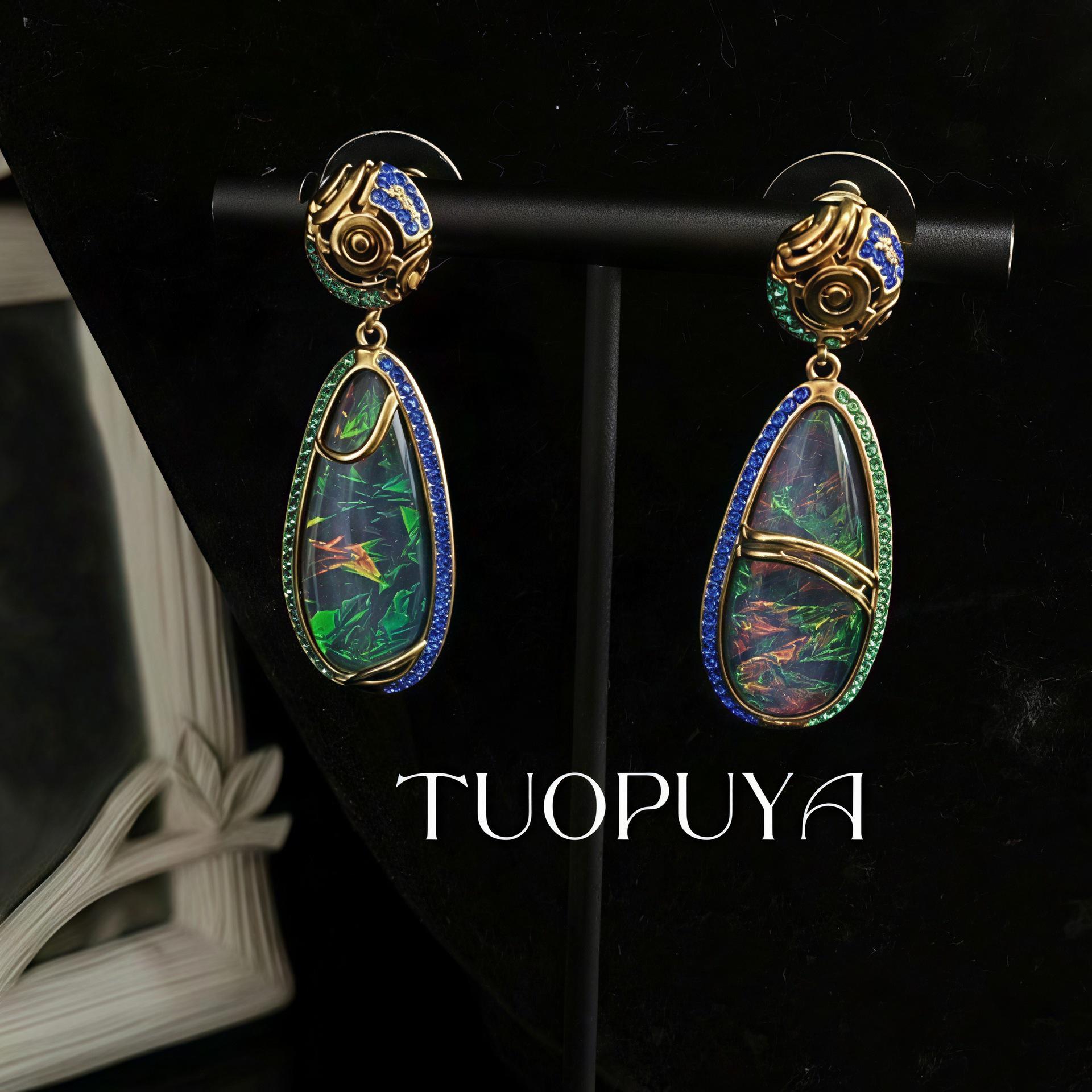 Elegant Blue Resin Rhinestone Stud Earrings - Perfect for Fashionable Everyday Wear and Coordinated Blue Outfits