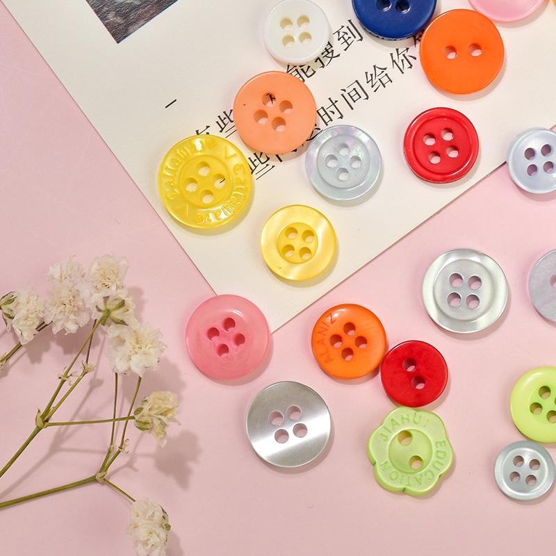 DIY Flower Bouquet Craft Kit: Resin Buttons for Creative Kids' Projects