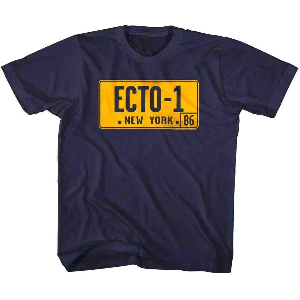 Ghostbusters ECTO-1 Ectomobile Car Kids T Shirt License Plate Toddler Boy Girl S