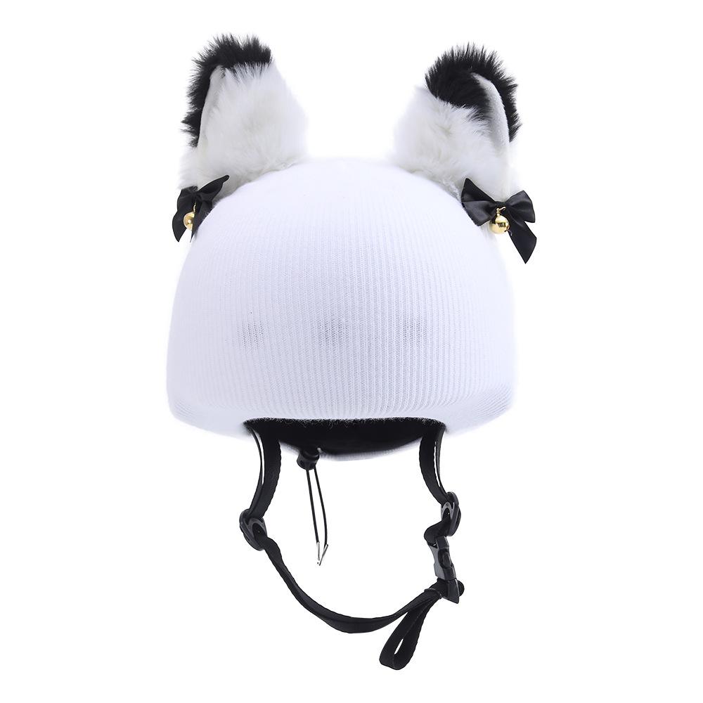 Cute Cartoon Ski Helmet Cover Multifunctional Outdoor Sports Windproof Warm Hat Fun Decorative Wool Hat