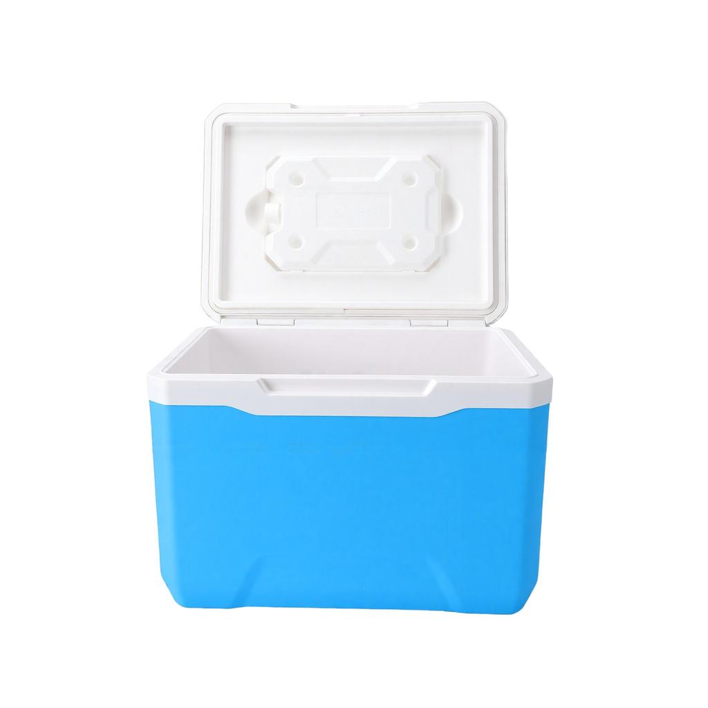 Insulated Ice Chest Box 13L Portable Ice Retention Cooler for Beach Camping Picnic Fishing Barbecue