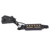 Soundhole Pickup Volume Tone Control 6 Hole Guitar Pickup for Acoustic Electric Guitar Black