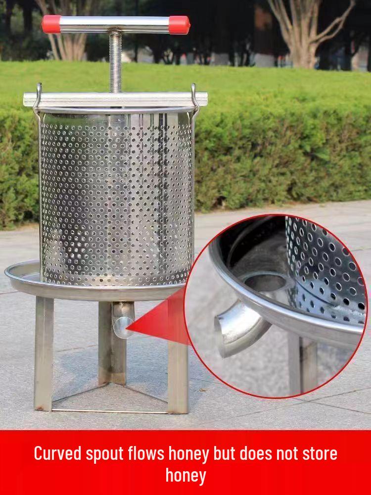 Spremiagrumi Estrattore Manuale in Acciaio Inossidabile per Miele e Vino