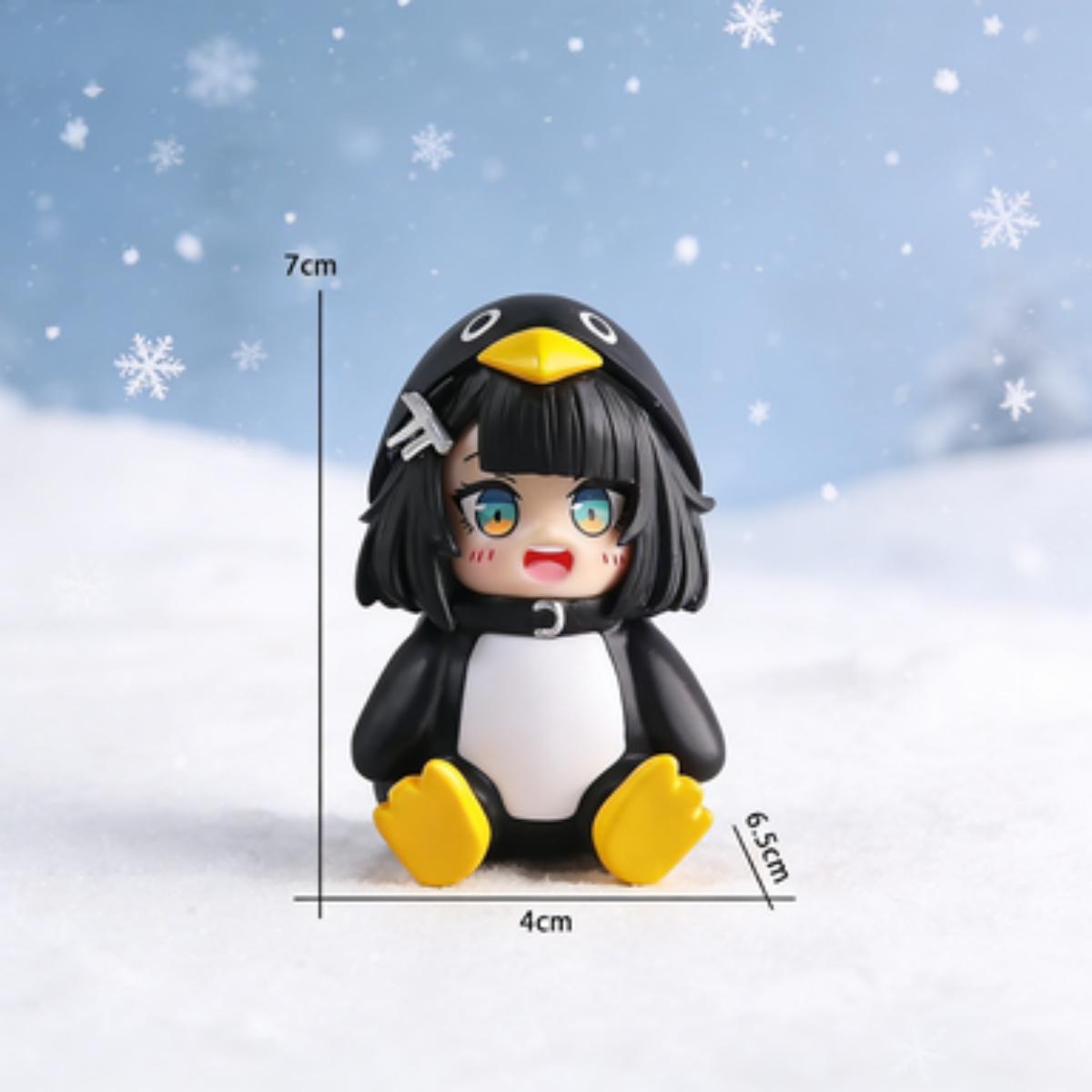 New Arrival 7cm Arknights Endfield Pengmin Figures Pvc Mini Cosplay Pengmin Model Anime Collect DeskTop Toy Display Exhibit Gift