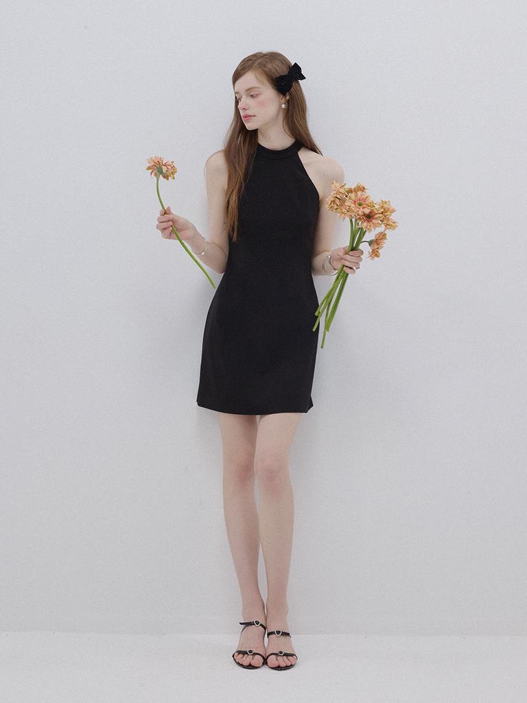 Sinseuden Minuet Halterneck Mini Dress