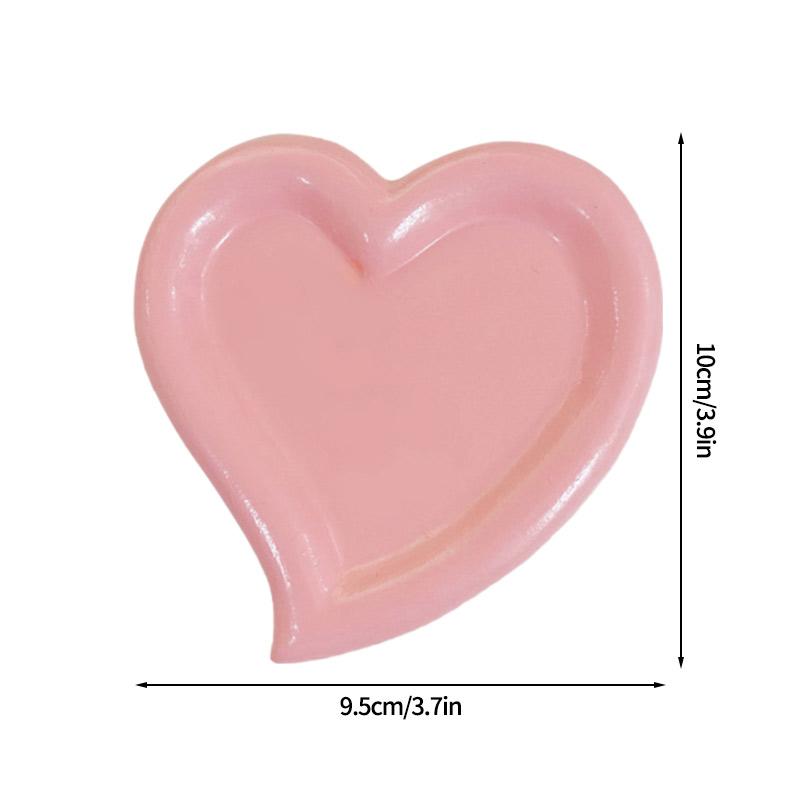 Creative Resin Trays Home Decor Jewelry Dish Heart Cloud Shape Storage Plate Organizer Watch Keys Holder Earrings Necklace Bowls