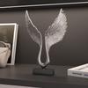 The Sculpture of Da Peng Spreading His Wings Is Luxurious and Light Creative Art Sculpture Eagle Wing Statues Home Decor