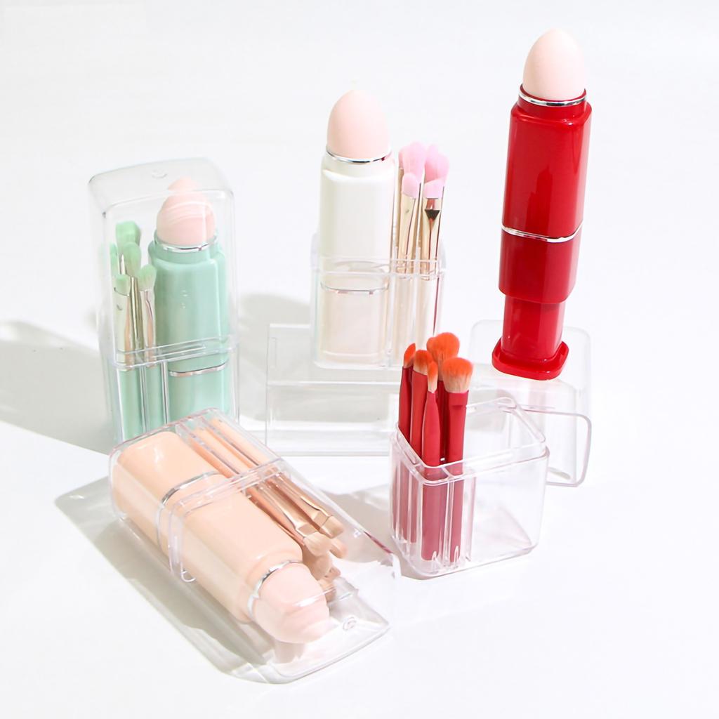 Hot Selling Luxury Vegan Makeup Brush Set High Quality Private Label Professional Brushes with Bag for Face Makeup