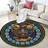 Music Nature Harmony Round Area Rug Under Office Chairs Bedroom Living Room Home Decor