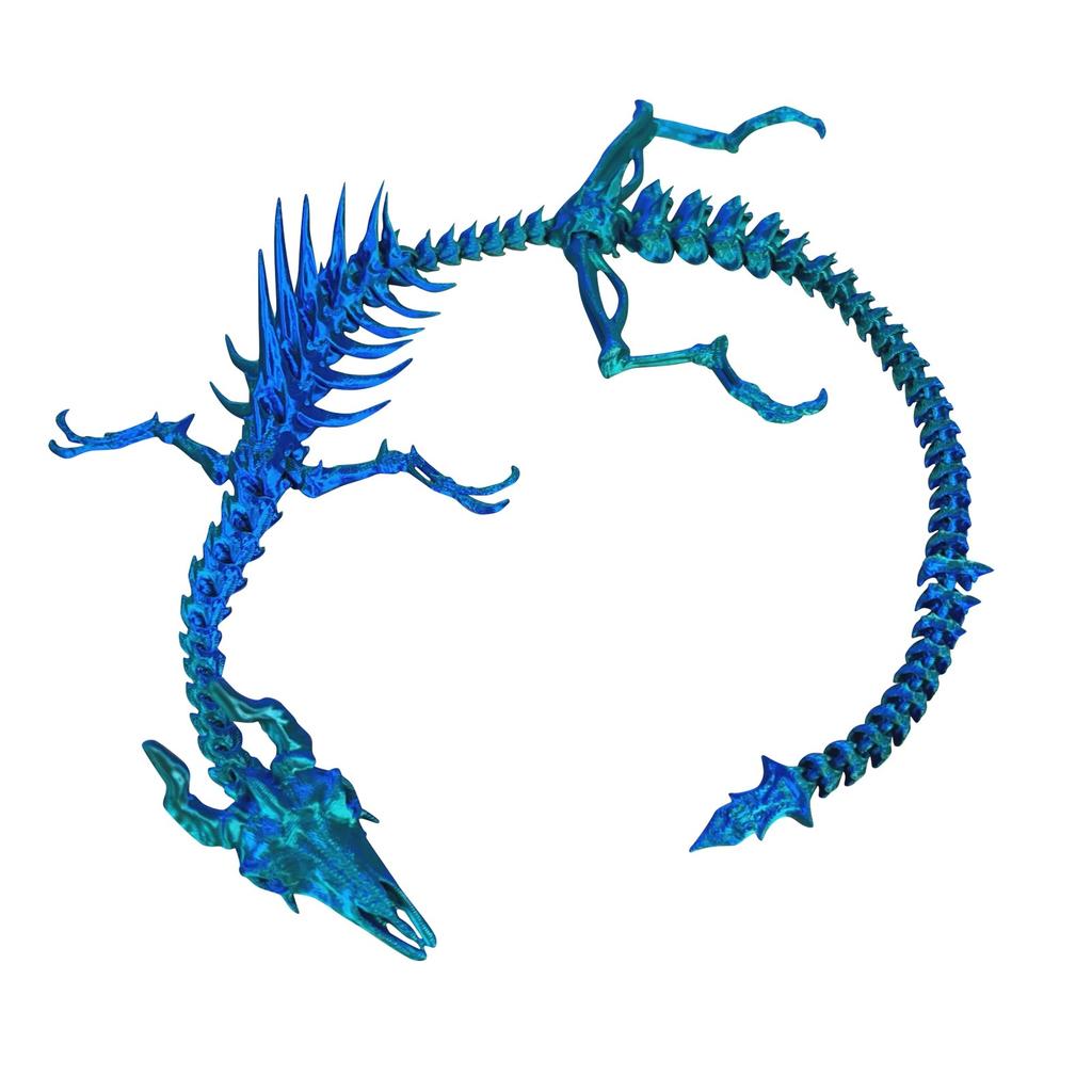 3d Printed Joint Dragon, Dragon Pendant Figurine, Gothic Cosplay Dragon Decoration