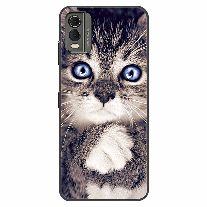 For Nokia C32 Case Shockproof Soft silicone TPU Back Cover For Nokia C32 C 32 Phone Cases NokiaC32 Cute Cartoon Fundas Shells