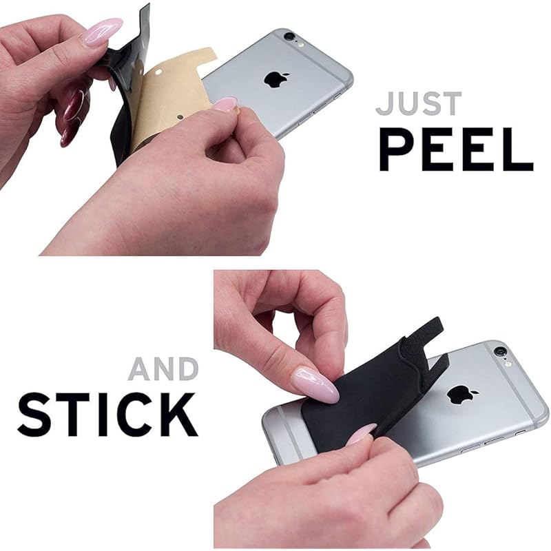 Stealodeal Multipurpose Adhesive Phone Jacket Card & Earphone Mobile Holder Jacket Pouch (White) 0 белый