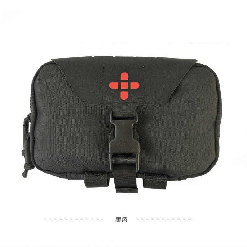 

Outdoor First Aid Bag MOLLE Fixed Storage Medical Camping Portable Quick чёрный