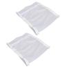 2pcs Shoe Dryer Bag Reusable Sneaker Mesh Washing Bag Shoes Laundry Dry Bag with Elastic Strap Zippe