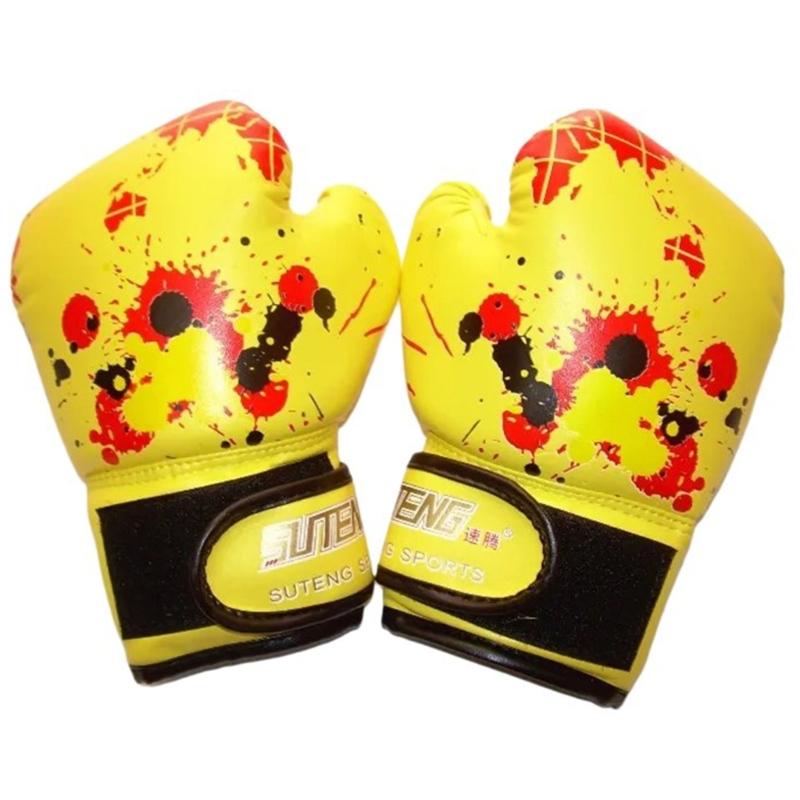 

Kids Sports Boxing Gloves Beginners Heavy Bag Gloves Boys & Girls Training Sparring Gloves for Punching Bag, Kickboxing жёлтый