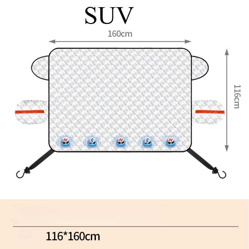 1PC car snow shield front windshield antifrost antifreeze car clothing windshield car cover sun shield magnet suction snow cover front shield